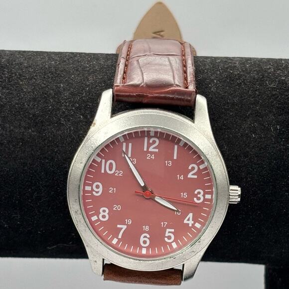 Silver & Red Bass Pro Shops Watch - Picture 1 of 5